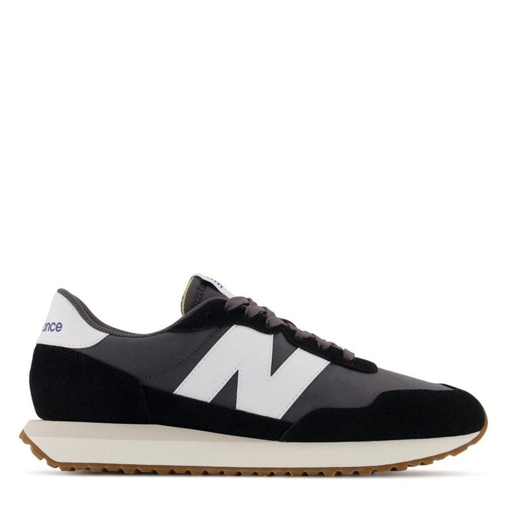 New Balance Womens/Ladies 237 Classic Suede Sneakers / Black/White/Gum